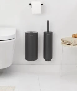 Brabantia MindSet Toiletaccessoires Set Van 3 - Mineral Infinite Grey -Badkamerartikelen Winkel 1020x1200