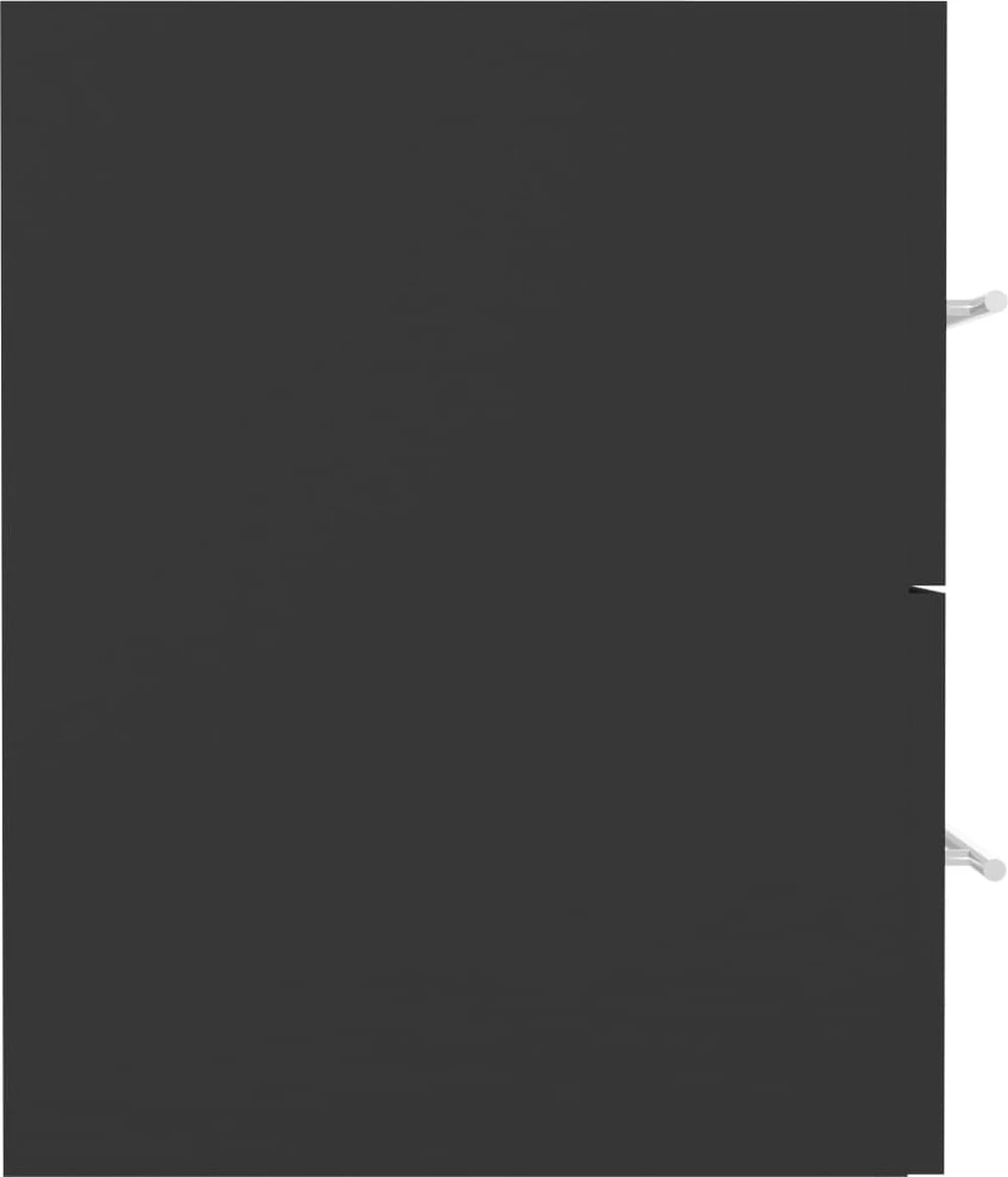 Prolenta Premium - 2-delige Badkamermeubelset Spaanplaat Grijs 10 Prolenta Premium - 2-delige Badkamermeubelset Spaanplaat Grijs - Afbeelding 10