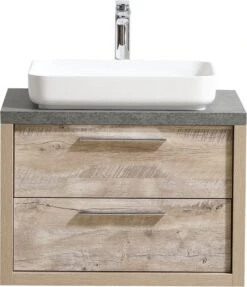 Badplaats Badkamermeubel Set Indiana 70 Cm - Hout Look - Badmeubel Met Spiegel -Badkamerartikelen Winkel 1034x1200 2