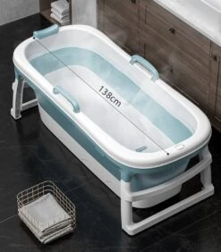 Simple Fix Zitbad - 138cm - Opvouwbaar Bad - Bath Bucket - Zitbad Voor Volwassenen - 220L - Extra Lang - Blauw 11 Simple Fix Zitbad - 138cm - Opvouwbaar Bad - Bath Bucket - Zitbad Voor Volwassenen - 220L - Extra Lang - Blauw -Badkamerartikelen Winkel 1050x1200 2