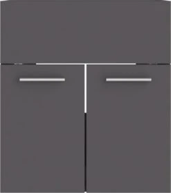 VidaXL Wastafelkast 41x38,5x46 Cm Spaanplaat Grijs 20 VidaXL Wastafelkast 41x38,5x46 Cm Spaanplaat Grijs -Badkamerartikelen Winkel 1065x1200 3
