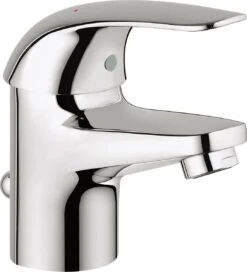 GROHE Euroeco Wastafelkraan - Met Trekwaste - Chroom - 23262000 -Badkamerartikelen Winkel 1091x1200 3