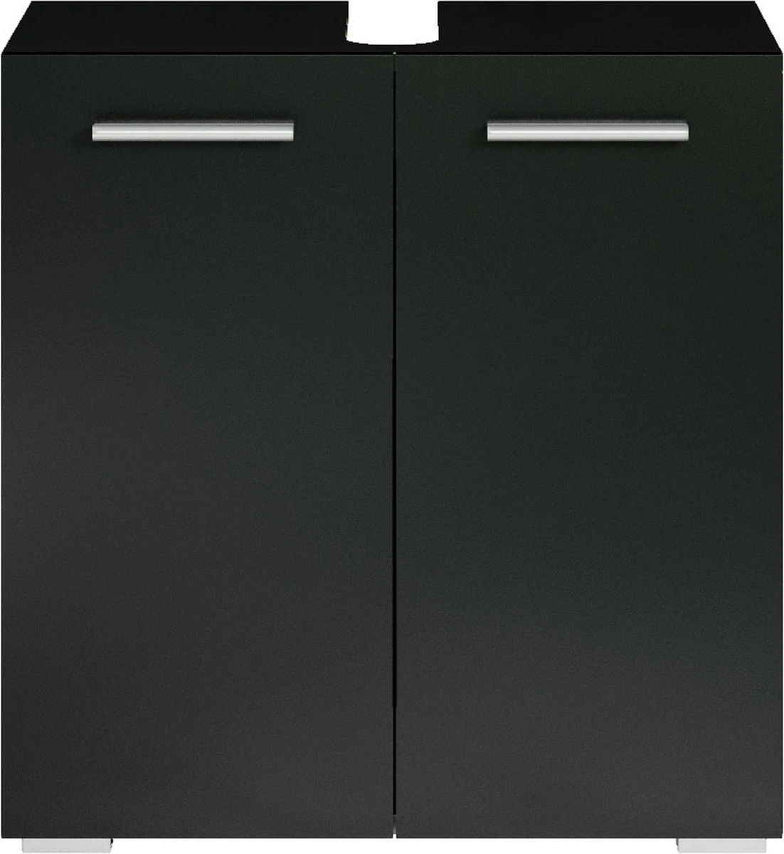 Badplaats Wastafel Onderkast Jupiter 60 Cm X 30 Cm X 60 Cm - Zwart - Badkamerkast – Staand Wastafelmeubel 4 Badplaats Wastafel Onderkast Jupiter 60 Cm X 30 Cm X 60 Cm - Zwart - Badkamerkast – Staand Wastafelmeubel - Afbeelding 4