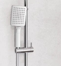 SCHÜTTE Mallorca Douchesysteem - Regendouche - 95 Cm Stang - Wandhouder In Hoogte Verstelbaar - Chroom -Badkamerartikelen Winkel 1109x1200 1
