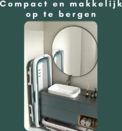 Livista® - Opvouwbaar Bad - Blauw - Zitbad - Inklapbaar - Bath Bucket - 150 CM LANG - XL - Incl. Thermometer & Onderwater LED Lichten -Badkamerartikelen Winkel 1118x1200 1