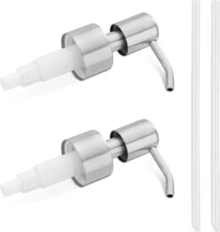 Navaris Roestvrijstalen Zeepdispenserkop Set X2 - Opschroefbare Pompkop Voor Flessen - 22-24 Mm Mondstuk Voor Vloeistof, Lotion - Zilverkleurig 8 Navaris Roestvrijstalen Zeepdispenserkop Set X2 - Opschroefbare Pompkop Voor Flessen - 22-24 Mm Mondstuk Voor Vloeistof, Lotion - Zilverkleurig -Badkamerartikelen Winkel 1142x1200 1