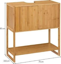 Merkloos Eazy Living Wastafel Kast Léonois Hout -Badkamerartikelen Winkel 1148x1200 5