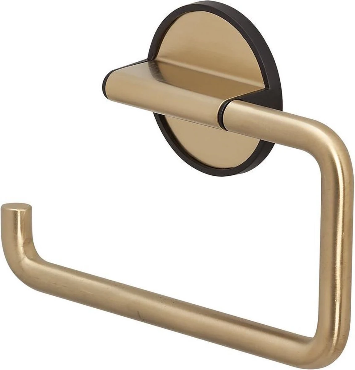 Tiger Tune - Toiletaccessoireset - Toiletborstel Met Houder - Toiletrolhouder Zonder Klep - Handdoekhaak – Messing Geborsteld / Zwart 10 Tiger Tune - Toiletaccessoireset - Toiletborstel Met Houder - Toiletrolhouder Zonder Klep - Handdoekhaak – Messing Geborsteld / Zwart - Afbeelding 10