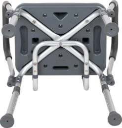 BY JRM Douchestoel En Douchekruk Met Afneembare Rugleuning En Armleuning – 30 Dagen Uitproberen - Anti Slip – Verstelbare Hoogte - Douchekrukje - Grijs -Badkamerartikelen Winkel 1151x1200 1