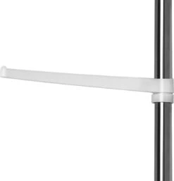 Telescopisch Doucherek Uit Chroom, Verstelbaar 155 - 320 Cm Met Extra Handdoekrek -Badkamerartikelen Winkel 1155x1200 2