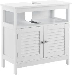 Badkamermeubel Wastafelonderkast MDF 60x60x30 Cm Wit