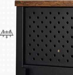 Songmics Opslagkabinet, Dubbel-deurs Vloerkast Met Magnetische Sluiting, Verstelbare Plank, Stalen Frame, Industriële Stijl, Ruimtebesparend, Rustiek Bruin En Zwart LSC102B01 15 Songmics Opslagkabinet, Dubbel-deurs Vloerkast Met Magnetische Sluiting, Verstelbare Plank, Stalen Frame, Industriële Stijl, Ruimtebesparend, Rustiek Bruin En Zwart LSC102B01 -Badkamerartikelen Winkel 1164x1200 6