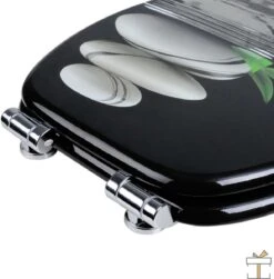 Happyment Antibacteriële Toiletbril - Met Softclose - Universeel - Toiletbrillen Met Kiezel Print - WC Bril - Toiletzitting -Badkamerartikelen Winkel 1183x1200 2