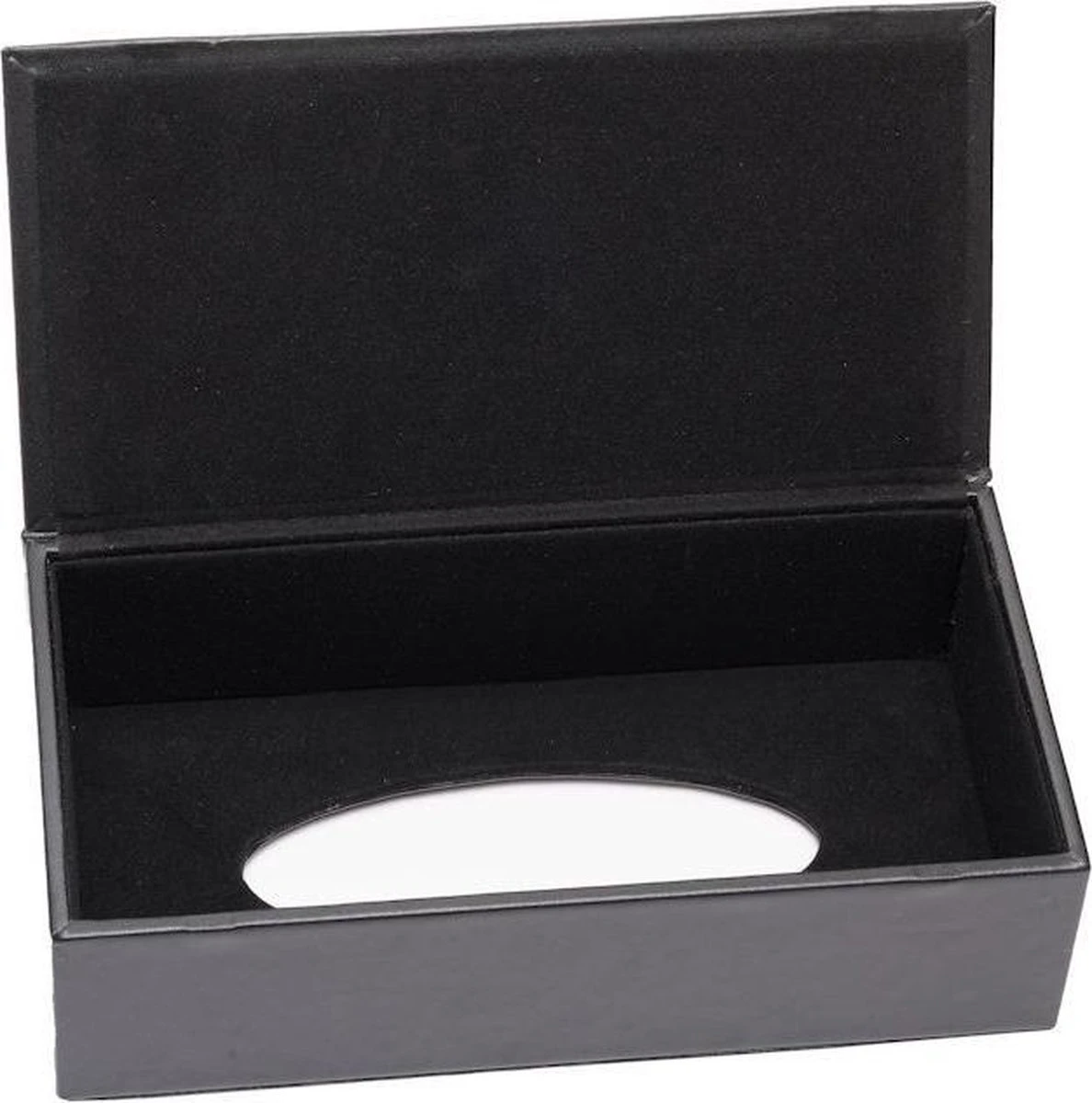 Merkloos Decopatent® Tissue Box Kunstleer - Tissues Tissuedoos - Luxe Doos Voor Servetten - Zakdoekjeshouder - Tissue Box Houder - Zwart 4 Merkloos Decopatent® Tissue Box Kunstleer - Tissues Tissuedoos - Luxe Doos Voor Servetten - Zakdoekjeshouder - Tissue Box Houder - Zwart - Afbeelding 4