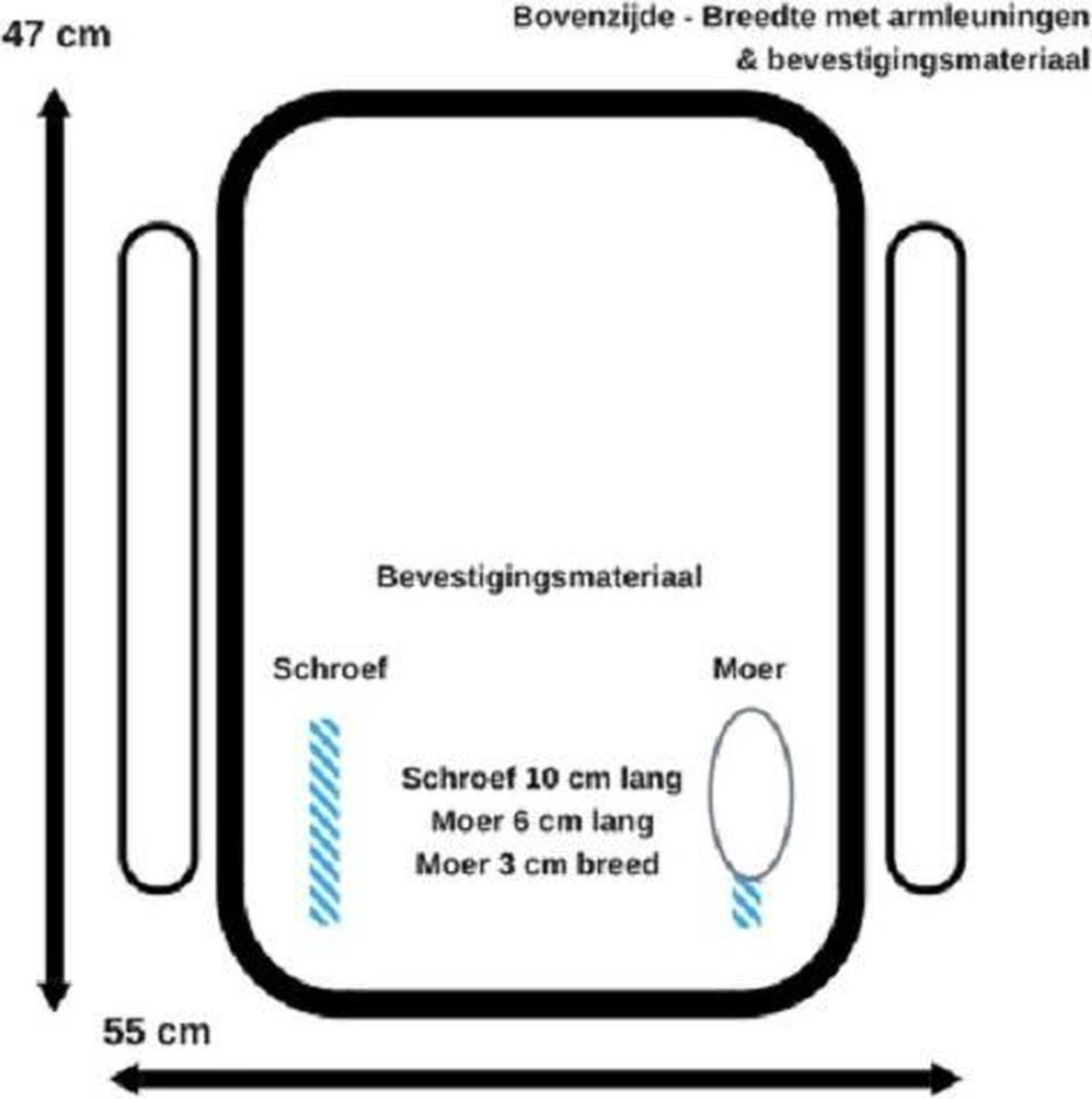 Drive Toiletverhoger Hoogte Verstelbaar 3 Standen - 6,5/10/13,5cm Hoog 6 Drive Toiletverhoger Hoogte Verstelbaar 3 Standen - 6,5/10/13,5cm Hoog - Afbeelding 6