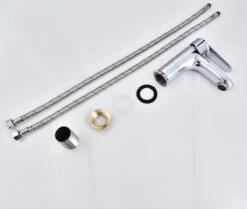 Inspire Badkamer Kraan Zilver Inclusief Aansluitingen - Wastafel Kraan - Zilver -Badkamerartikelen Winkel 1200x1013 2