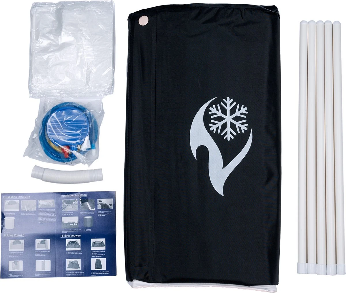 Opvouwbaar Zitbad Voor Volwassenen - Bath Bucket - Ijsbad - Inklapbaar Bad - Zwart - Opblaasbad - Inclusief Voetpomp - Inclusief Ingebouwd Zitkussen 9 Opvouwbaar Zitbad Voor Volwassenen - Bath Bucket - Ijsbad - Inklapbaar Bad - Zwart - Opblaasbad - Inclusief Voetpomp - Inclusief Ingebouwd Zitkussen - Afbeelding 9