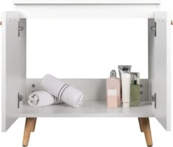 Luxiqo Wastafel Onderkast - Wastafel Onderkast Met Uitsparing - Wastafelmeubel - Badkamerkast - Wit/Eiken - 60 X 40 X 60.5 Cm 6 Luxiqo Wastafel Onderkast - Wastafel Onderkast Met Uitsparing - Wastafelmeubel - Badkamerkast - Wit/Eiken - 60 X 40 X 60.5 Cm -Badkamerartikelen Winkel 1200x1019 1