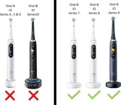 Oral-B IO Series 7 8 9 Elektrische Tandenborstelhouder- Opzetborstelhouder - Kabelloos Opladen - Badkamer Accessoires - Zonder Boren - Wit -Badkamerartikelen Winkel 1200x1033