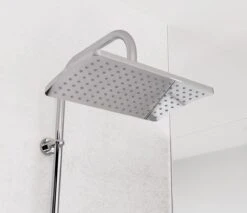 SCHÜTTE Mallorca Douchesysteem - Regendouche - 95 Cm Stang - Wandhouder In Hoogte Verstelbaar - Chroom -Badkamerartikelen Winkel 1200x1037 3