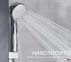 Sanisupreme® Douchepaneel Met Massage - Regendouche - Massage Jets - Waterval Douche - Met Thermostaatkraan En Handdouche - Zwart - Opbouw - Douchekop - Flanner® -Badkamerartikelen Winkel 1200x1043 2