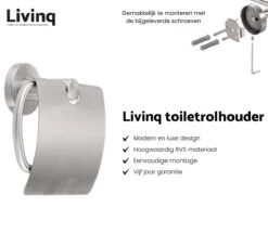 Toiletaccessoireset RVS 4-delig - Luxe Toilet Set - Toiletborstel Met Houder - Toiletrolhouder Met Klep - Reserverolhouder - Handdoekhaak - Zilver - Toiletset -Badkamerartikelen Winkel 1200x1044 1