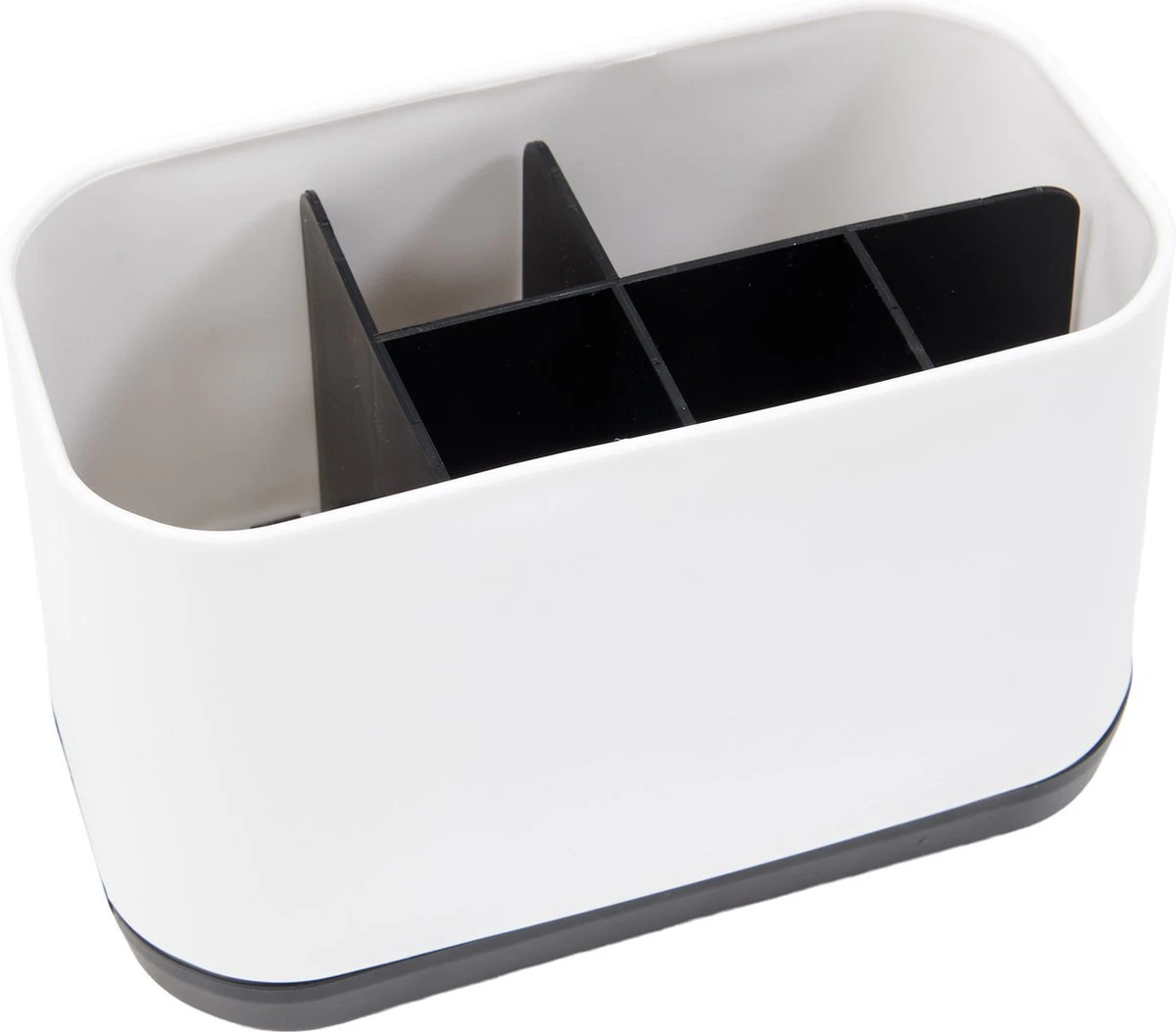 Roegaarden Tandenborstelhouder – Badkamer Organizer – 6 Sorteervakken - Met Lekbak -Wit 1 Roegaarden Tandenborstelhouder – Badkamer Organizer – 6 Sorteervakken - Met Lekbak -Wit