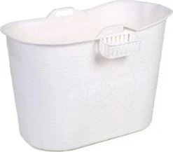 Zitbad Voor Volwassenen - Bath Bucket - Wit - 200L -Badkamerartikelen Winkel 1200x1055