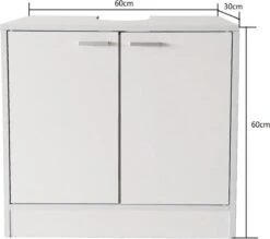 Wastafel Onderkast - Onderbouw Kast Wastafel - Badkamermeubel -Badkamerartikelen Winkel 1200x1062 3