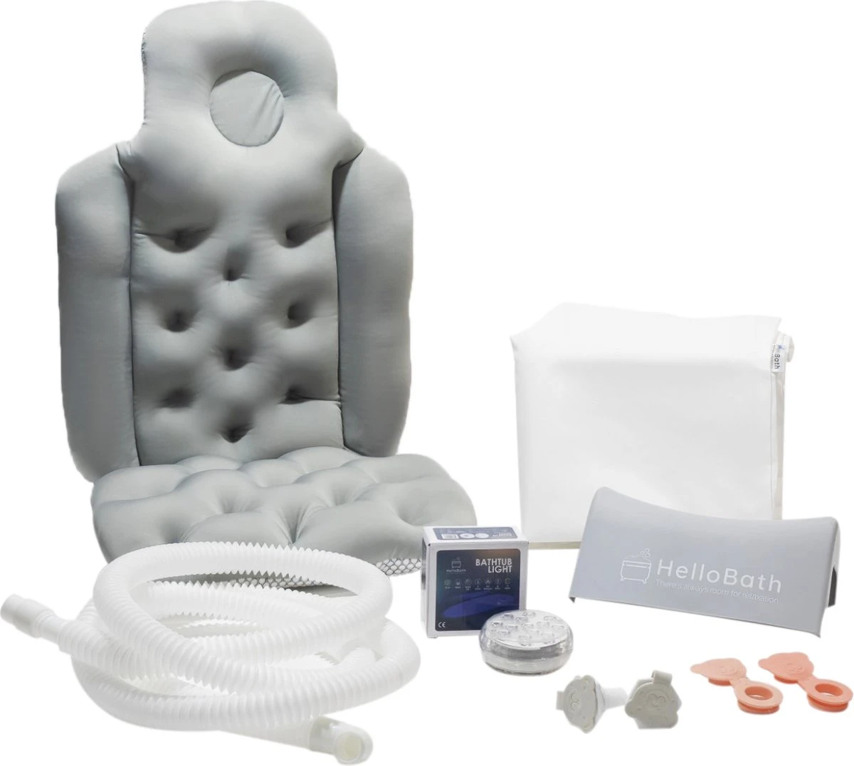 HelloBath Opvouwbaar Zitbad - Bath Bucket - 148cm - 220L - Extra Lang - Incl. Badkussen & Opberghoes 6 HelloBath Opvouwbaar Zitbad - Bath Bucket - 148cm - 220L - Extra Lang - Incl. Badkussen & Opberghoes - Afbeelding 6