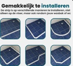 Waterkering Douche - Dorpel - Water Stopper - Dorpelstrip - Water Barrière Strip - Douche Dorpel - Anti Overstromend Water - 1 Meter -Badkamerartikelen Winkel 1200x1081 1