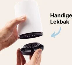 Merkloos Toiletborstel Siliconen Met Houder - Luxe WC Borstel - Vrijstaand Of Hangend - Antibacteriële Borstel Zonder Krassen - Sneldrogend - Wit Met Zwart -Badkamerartikelen Winkel 1200x1081