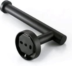 Design Toiletrolhouder - WC Rolhouder - RVS Mat Zwart - Incl. Schroeven -Badkamerartikelen Winkel 1200x1101 1