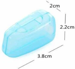 Merkloos 5x Tandenborstel Kapjes - Tandenborstel Beschermer - Opberg Doosje Tandenborstel - Tandenborstel Protector - Borstelbescherming - Tandenborstel Koker -Plastic Kapje - Kleur -Badkamerartikelen Winkel 1200x1101