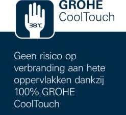 GROHE QuickFix Precision Feel Thermostatische Douchekraan - EcoJoy - CoolTouch - Incl. Koppelingen - 15 Cm - 34790000 -Badkamerartikelen Winkel 1200x1104 4