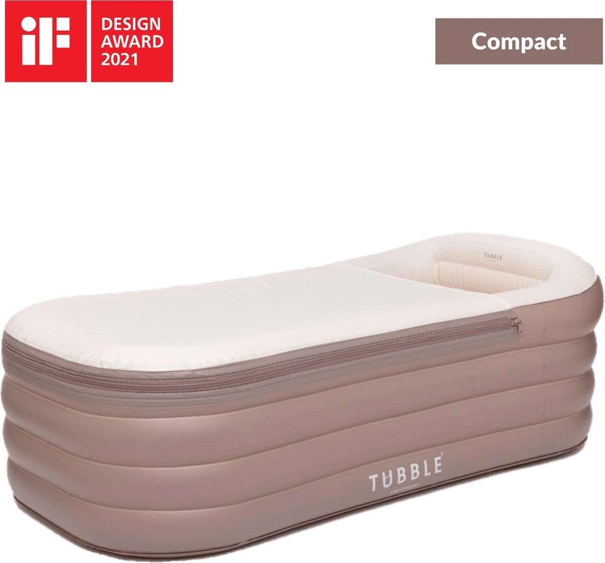 Tubble® Compact - Klein Opblaasbaar Ligbad 140 Cm Lang – Opvouwbaar Bad Voor Volwassenen Tot 170cm - IJsbad Wim Hof Methode - Zitbad - 200L 1 Tubble® Compact - Klein Opblaasbaar Ligbad 140 Cm Lang – Opvouwbaar Bad Voor Volwassenen Tot 170cm - IJsbad Wim Hof Methode - Zitbad - 200L