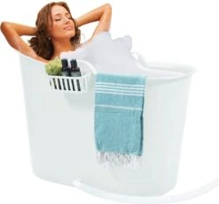 Zitbad Voor Volwassenen - Bath Bucket - Wit - 200L -Badkamerartikelen Winkel 1200x1122