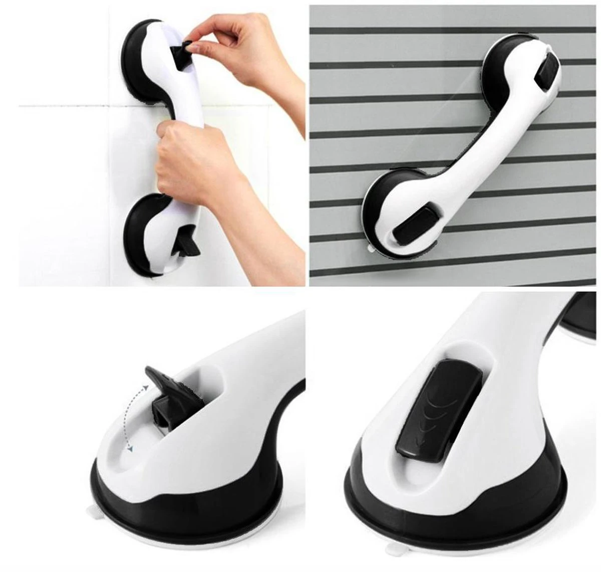 Merkloos 2x Anti Slip Zuig Handvat - Zuignap Handgreep Badkamer/Toilet - Badkamer Veiligheidsgreep - Handgreep Met Zuignappen - Badgreep - Krachtig En Verplaatsbaar - Trekvermogen Tot 50KG - 30cm 4 Merkloos 2x Anti Slip Zuig Handvat - Zuignap Handgreep Badkamer/Toilet - Badkamer Veiligheidsgreep - Handgreep Met Zuignappen - Badgreep - Krachtig En Verplaatsbaar - Trekvermogen Tot 50KG - 30cm - Afbeelding 4