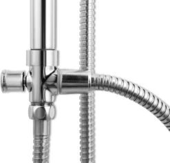 Lifa Bathing Zilveren Douchesysteem - Verstelbare Doucheset - RVS En ABS - Regendouche En Handdouche - Chroom - Incl. Bevestigingsmateriaal -Badkamerartikelen Winkel 1200x1148 4