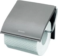 Brabantia ReNew WC Rolhouder - Met Klep - Platinum -Badkamerartikelen Winkel 1200x1156 1