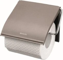 Brabantia ReNew WC Rolhouder - Met Klep - Platinum -Badkamerartikelen Winkel 1200x1156