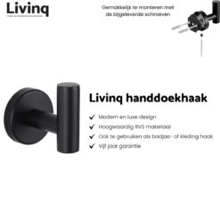 Toiletaccessoireset Zwart 3-delig - Luxe Toilet Set - Toiletborstel Met Houder - Toiletrolhouder Met Klep - Handdoekhaak -Badkamerartikelen Winkel 1200x1156 3