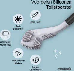 Mmoods Siliconen Golf Toiletborstel – WC Borstel Met Houder – Flexibele Siliconen WC Borstel – Antibacterieel – Hygiënisch – Zwart -Badkamerartikelen Winkel 1200x1158 1