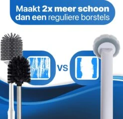 RevoBrush WC Borstel Met Houder Vrijstaand - Hygiënische Toiletborstel - Met 14x Pads -Badkamerartikelen Winkel 1200x1160 3