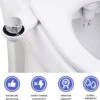Bidet Handdouche Toilet Sproeier Shattaf Sprayer WC Papier Besparend - Dubbel Spray Koud Water - Badkamer Accessoires - Freshole®