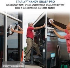 Kunststof Handgreep Voor Badkamer - 30.5cm - Douche Wandbeugel - Geen Boorgaten -Badkamerartikelen Winkel 1200x1167 11