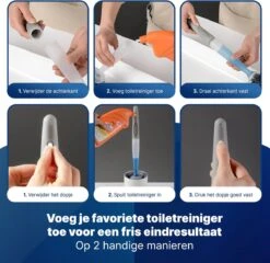 Mdxl® Siliconen WC Borstel Met Zeepdispenser - Hervulbaar - Vrijstaand Of Hangend - Sneldrogend, Hygiënisch & Antibacteriële Werking - Zonder Boren - Toilet Brush - Toiletborstel Houder - Lekbak 10 Mdxl® Siliconen WC Borstel Met Zeepdispenser - Hervulbaar - Vrijstaand Of Hangend - Sneldrogend, Hygiënisch & Antibacteriële Werking - Zonder Boren - Toilet Brush - Toiletborstel Houder - Lekbak -Badkamerartikelen Winkel 1200x1167