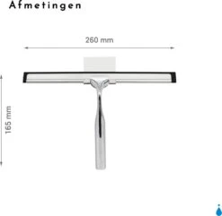 Douchewisser Met Ophanghaak En 2 Extra Strips - Raamwisser Voor Douche - Raamtrekker Chroom -Badkamerartikelen Winkel 1200x1169 1