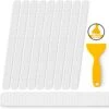 RX Goods 25 Stuks Zelfklevende Anti Slip Strips Stickers – 2 Cm X 40 Cm - Met Schraper – Transparante Tape