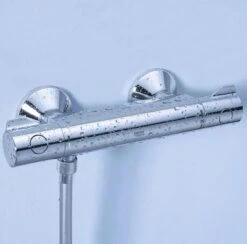 GROHE Grohtherm 800 Thermostatische Waterbesparende Douchekraan - EcoJoy® - 15 Cm - Met Koppelingen - Chroom -Badkamerartikelen Winkel 1200x1186 1